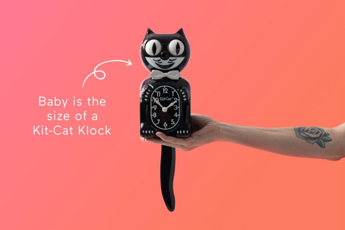 Reloj de pared gato - Kit Cat Klock, original